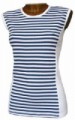 Dámské dívčí scampolo funkční triko námořnické modro bílý pruh