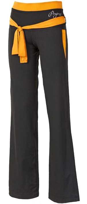 Dámské sportovní kalhoty VIKTORIE Progress černo oranžové